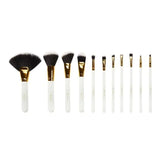 BH Cosmetics White Dot - 11 Pieces Brush Set