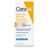 CeraVe Hydrating Mineral Sunscreen Face Sheer Tint SPF 30 - 50ml