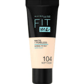 Maybelline Fit Me Foundation Matte and Poreless - 104 Soft Ivory