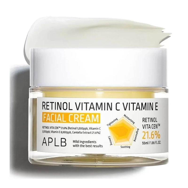 APLB Retinol Vitamin C Vitamin E Facial Cream - 55ml