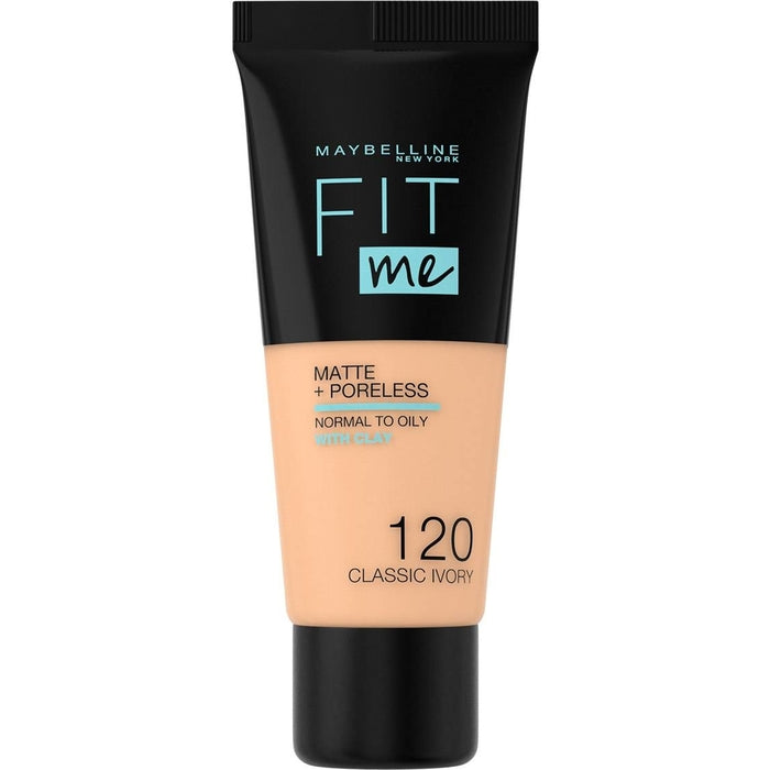 Maybelline Fit Me Matte and Poreless Foundation - 120 Classic Ivory