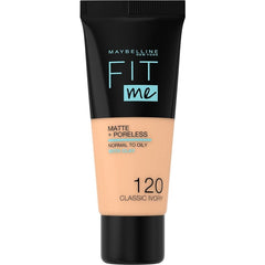 Maybelline Fit Me Matte and Poreless Foundation - 120 Classic Ivory