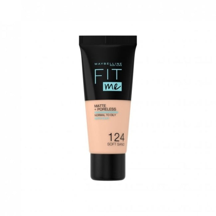 Maybelline Fit Me Matte and Poreless Foundation - 124 Soft Sand