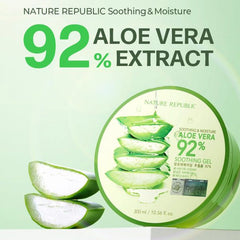Nature Republic Aloe Vera 92% Soothing & Moisture Soothing Gel - 300ml
