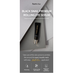 Farm Stay Black Snail Premium Rolling Eye Serum - 25ml