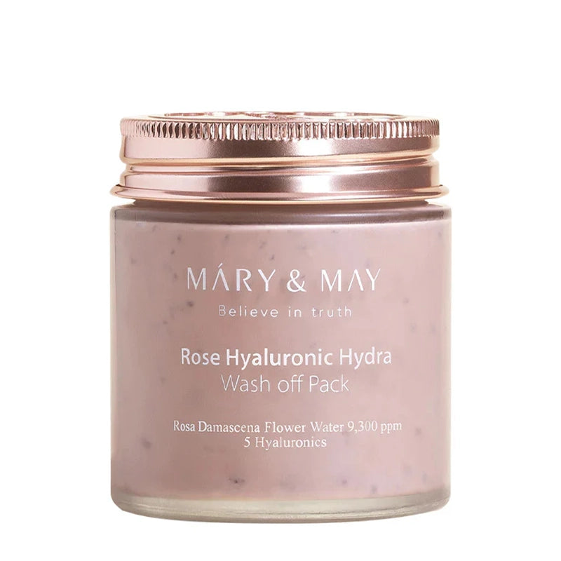 Mary & May Rose Hyaluronic Hydra Wash Off Mask Pack - 125g