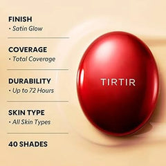 TIRTIR Mask Fit Red Cushion Foundation Mini 4.5g - 21N Ivory