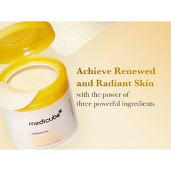 Medicube Kojic Acid Tumeric Toner Pad - 70 Pads