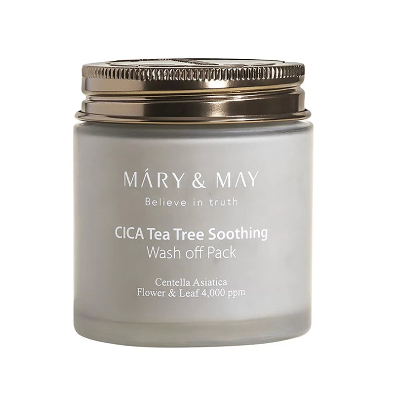 Mary & May Wash Off Cica Tea Tree Soothing Mask Pack - 125g