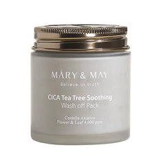 Mary & May Wash Off Cica Tea Tree Soothing Mask Pack - 125g