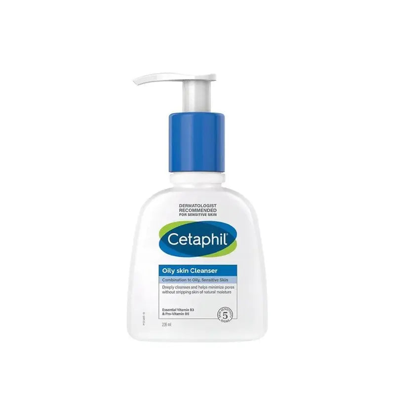 Cetaphil Oily Skin Cleanser For Combination to Oily, Sensitive Skin - 236 ml