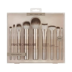 Real Techniques Au Naturale 9 Piece Glow Makeup Brush Set