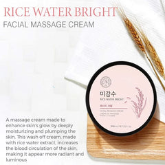 The Face Shop Rice Water Bright Massage Cream - 200ml