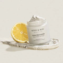 Mary & May Lemon Niacinamide Glow Wash off Pack - 125g