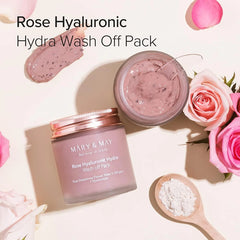 Mary & May Rose Hyaluronic Hydra Wash Off Mask Pack - 125g