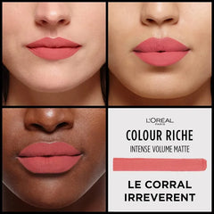 L'Oréal Paris Colour Riche Intense Volume Matte Lipstick - 163 Le Coral Irreverent