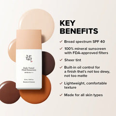 Beauty of Joseon Daily Tinted Sunscreen Shade LP100 - 50ml