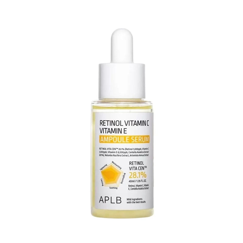 APLB Retinol Vitamin C Vitamin E Ampoule Serum - 40ml