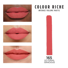 L'Oréal Paris Colour Riche Intense Volume Matte Lipstick - 165 Le Coral Gracious