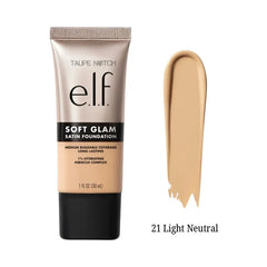 E.L.F. Soft Glam Satin Foundation 30ml - 21 Light Neutral
