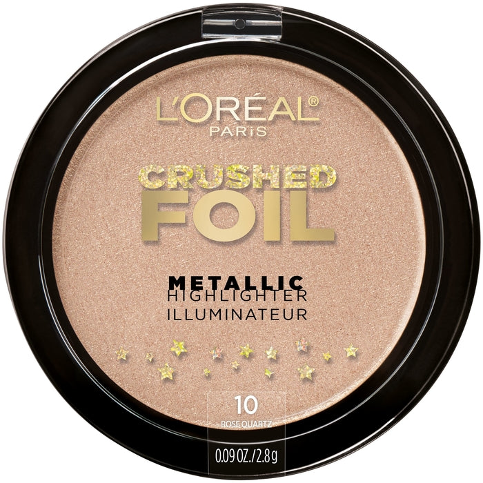 L'Oreal Crushed Foil Metallic Highlighter Illuminator - 10 Rose Quartz