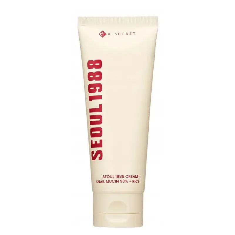 K-Secret Seoul 1988 Cream: Snail Mucin 93% + Rice - 100ml