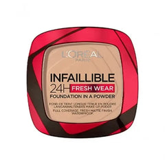 L'Oreal Infallible 24Hrs Fresh Wear Powder Foundation Full Matte Coverage Waterproof - 120 Vanilla