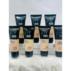 Maybelline Fit Me Matte and Poreless Foundation - 100 Warm Ivory