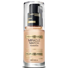 Max Factor Miracle Match Foundation - 40 Light Ivory