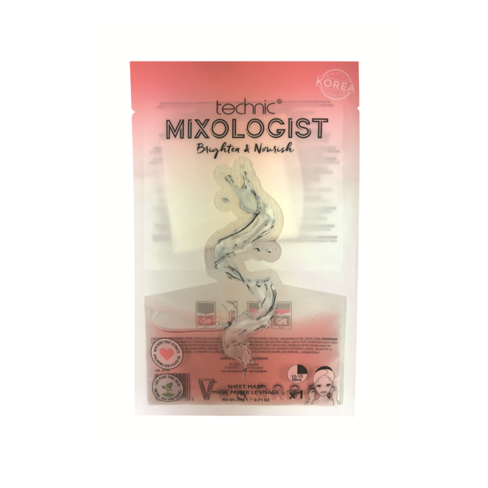 Technic Mixologist Brighten and Nourish Sheet Mask 