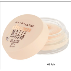 Maybelline Dream Matte Mousse Foundation - 02 Fair 