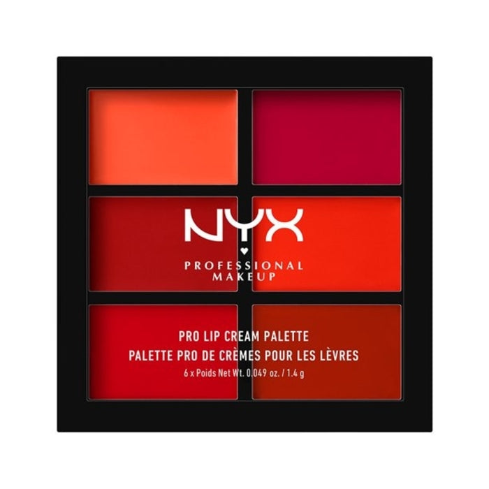 NYX Professional Makeup Pro Lip Cream Palette - The Reds