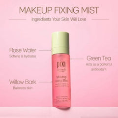 Pixi Makeup Fixing Mist with Rose Water and Green Tea - 80ml