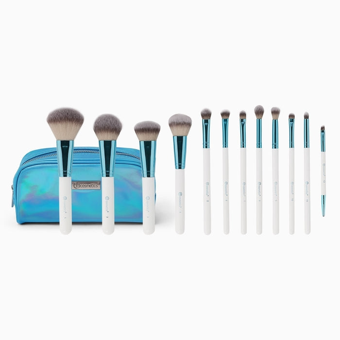 BH Cosmetics Poolside Chic - 12 Piece Brush Set 