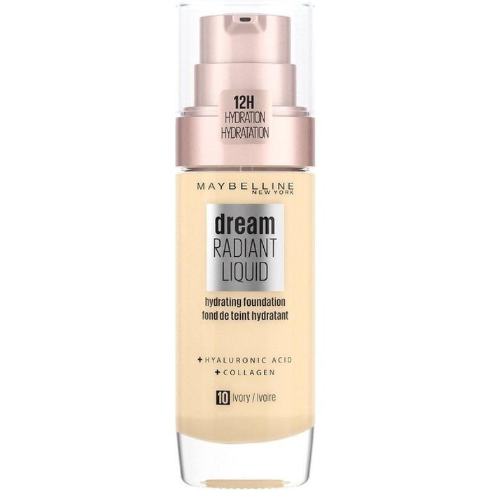 Maybelline Dream Radiant Liquid Foundation - 10 Ivory