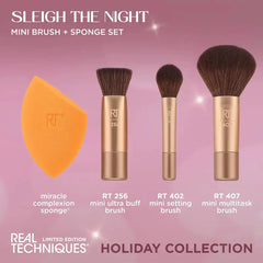 Real Techniques Sleigh The Night Mini Brush & Sponge Pack