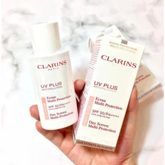 Clarins UV Plus Anti-Pollution Day Screen Multi-Protection SPF 50/PA Rosy Glow - 50ml
