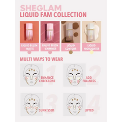 SHEGLAM Glow Bloom Liquid Highlighter - Tea Cake