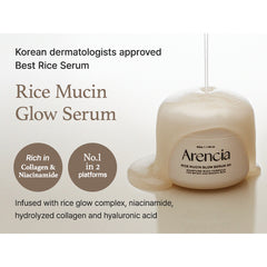 Arencia Rice Mucin Glow Serum 30 - 50g