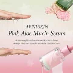 Aprilskin Pink Aloe Mucin Serum - 30ml