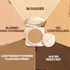 Sheglam Skin-Focus High Coverage Powder Foundation - Linen