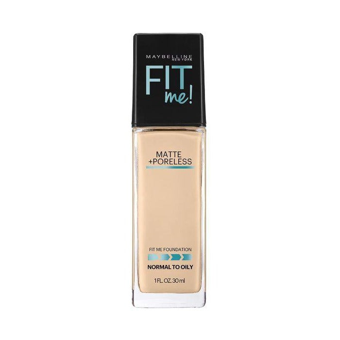 Maybelline Fit Me Matte and Poreless Foundation Normal to Oily Skin - 118 Light Beige