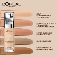 L'Oréal Paris True Match Foundation 30ml - 1R/1C Cool