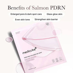 Medicube PDRN Pink Collagen Gel Mask - Pack of 4
