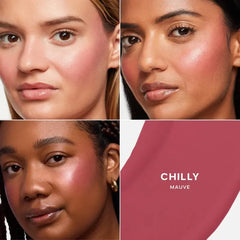 Saie Dew Blush Liquid Cheek Flush 12ml - Chilly