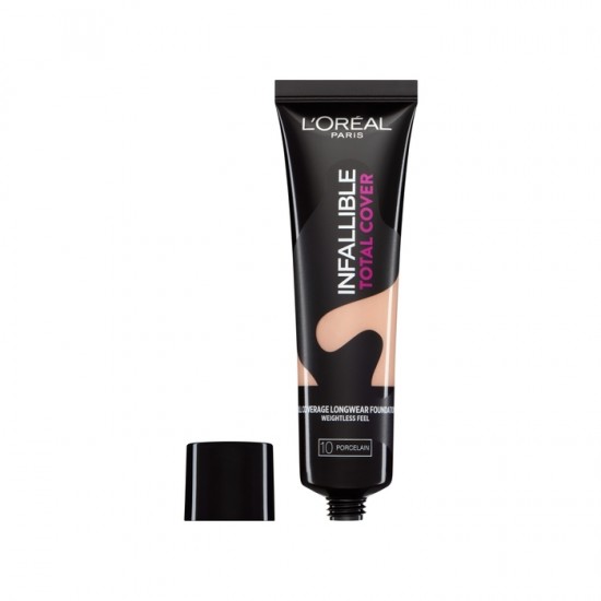 L'Oreal Infallible Total Cover Foundation - 10 Porcelain