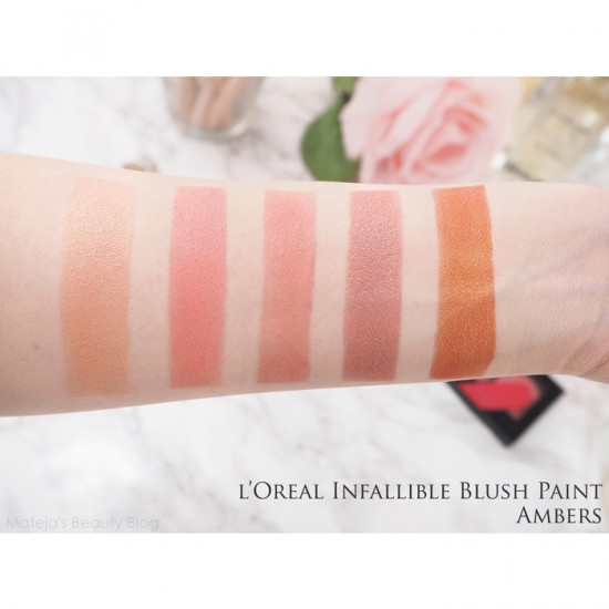 L'Oreal Infallible Blush Paint Palette - Ambers