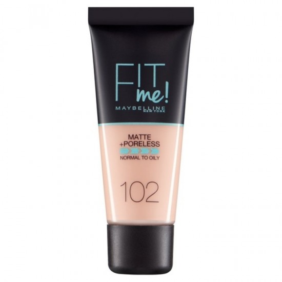 Maybelline Fit Me Matte and Poreless Foundation - 102 Fair Ivory 