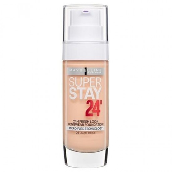 maybelline superstay 24h foundation 05 light beige