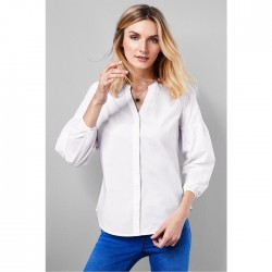 Women Long Sleeve Blouse 0112 - White